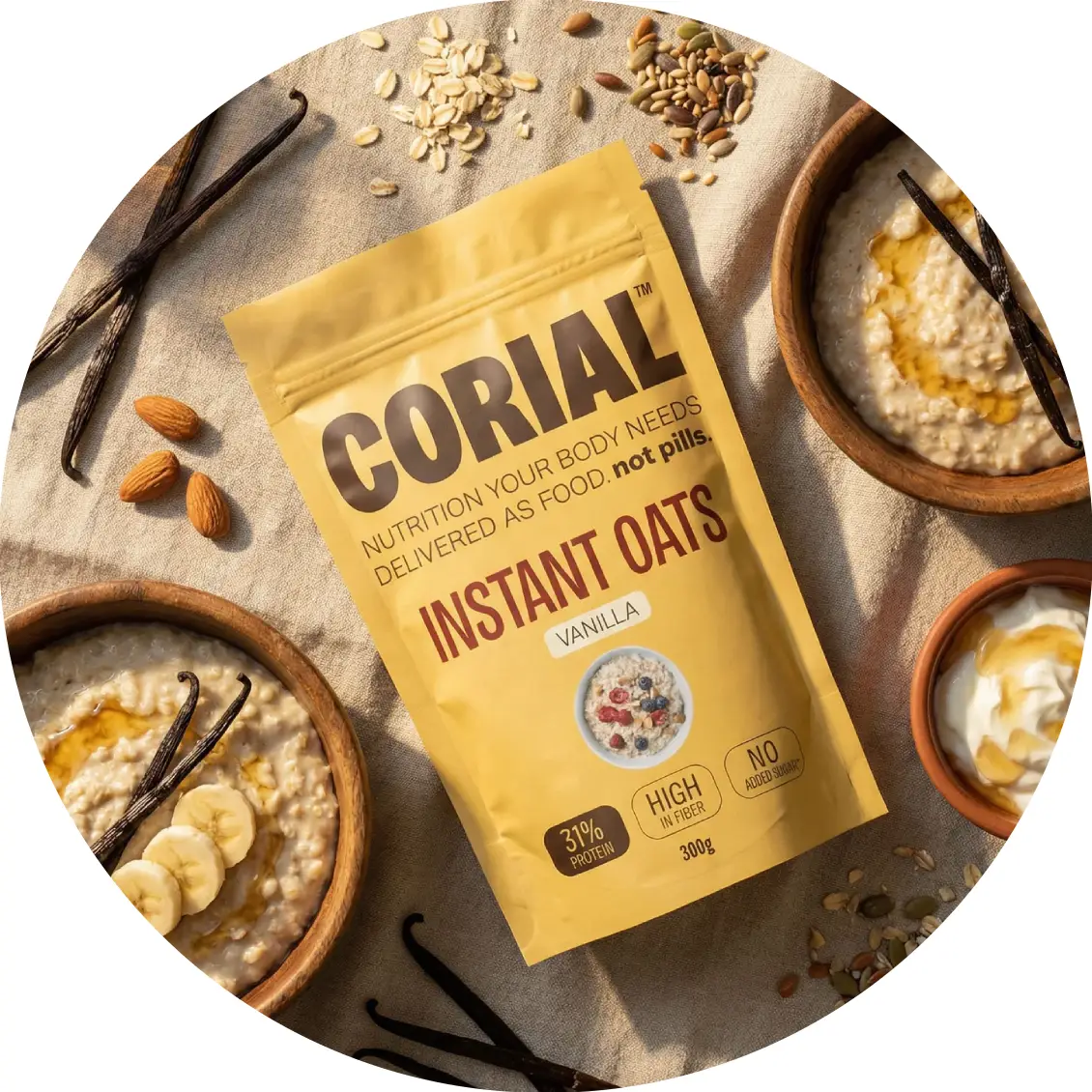 Aveia Proteica Baunilha 300g