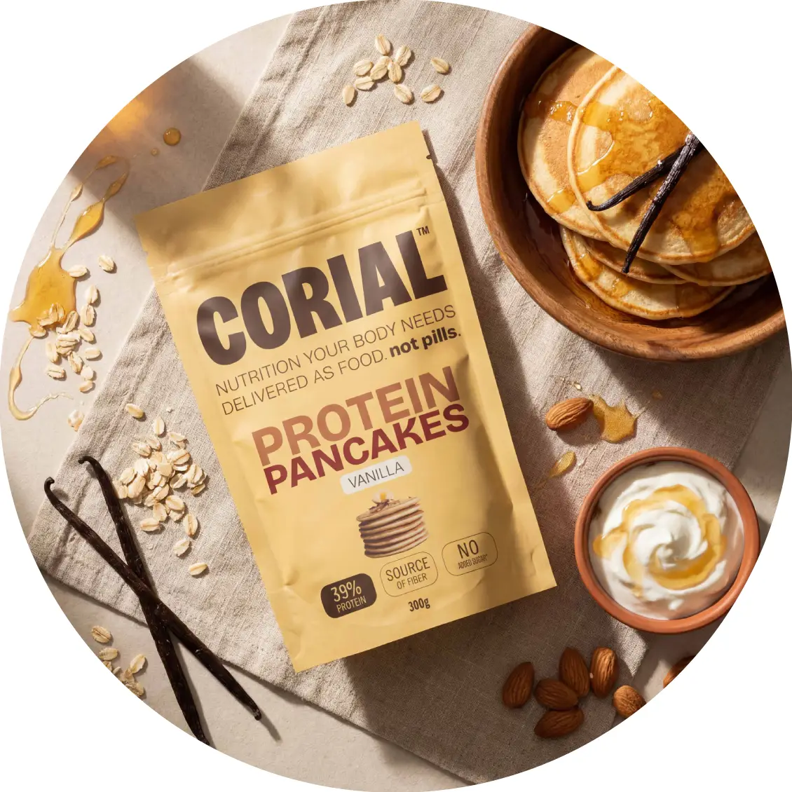 Panquecas Baunilha Proteicas